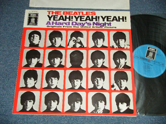 画像1: THE BEATLES - YEAH! YEAH! YEAH! : A HARD DAYS NIGHT ( Ex+++/MINT-  )  / 1970's GERMAN  FENCH EXPORT? BLUE Label  Used LP 