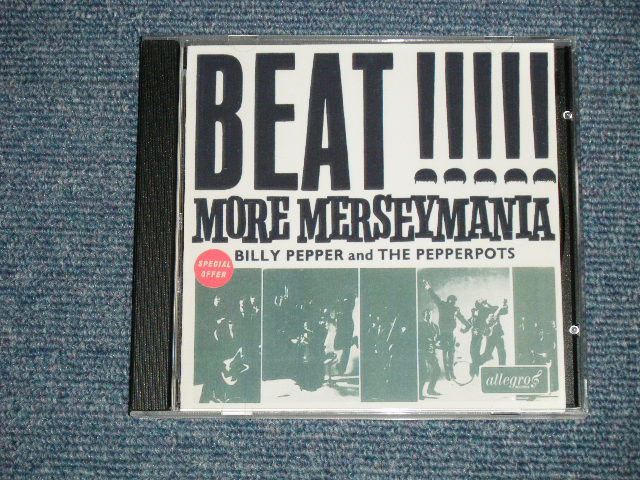 画像1: The BILLY PEPPER & THE PEPPERPORTS - BEAT!!! MORE MERSEYMANIA  (NEW) / GERMAN "Brand New" CD-R 