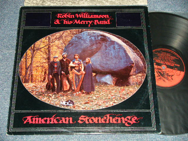 画像1: ROBIN WILLIAMSON & His MERRY BAND  - AMERICAN STONEHENGE (Trad. from SCOTLAND to CALIFOLNIA) (with SONG SHEET)  (Ex++/MINT-) / 1978 US AMERICA ORIGINAL "BLAKC & RED Label" Used LP