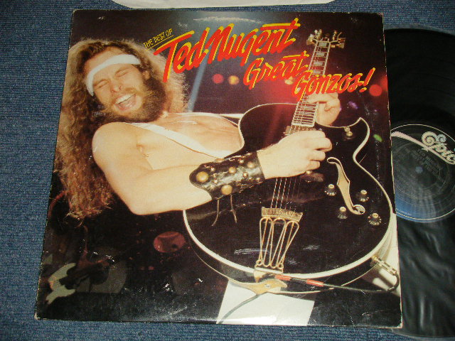 画像1: TED NUGENT - THE BEST OF/THE GREAT GONZOS (Ex+/Ex+) /1981 US AMERICA ORIGINAL "DARK BLUE LABEL" Used LP