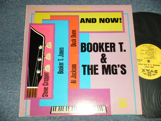 画像1:  BOOKER T.& THE MG'S - AND NOW (Matrix #  A)ST-STX-66915-AA MR LW AT ▵9738 W1 B)ST-STX-66916-AA MR LW AT ▵9738-x) "MR / MONARCH Press in L.A. in CA") (Ex++/Ex EDSP, WOL)/ 1969 Version? US AMERICA "YELLOW With 1841 BROADWAY Label" STEREO Used LP 