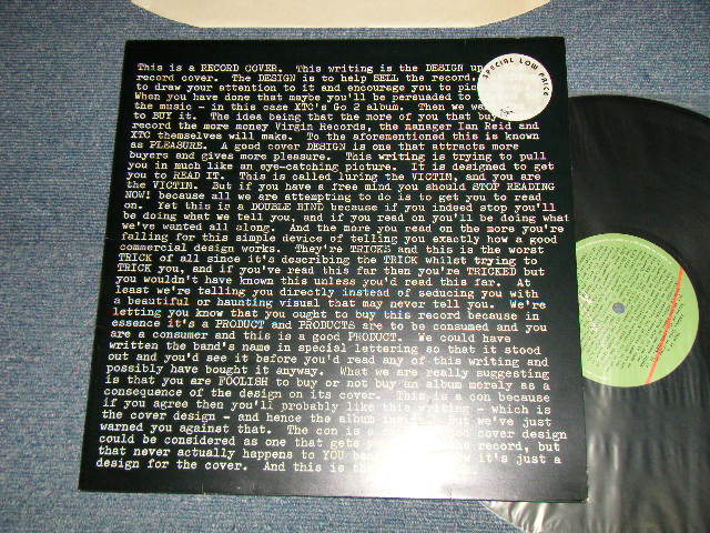 XTC - GO 2 (MINT-/MINT-) / 1984 Version UK ENGLAND REISSUE Used LP
