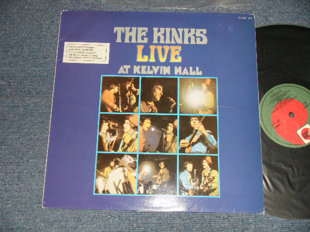 THE KINKS - LIVE AT KELVINHALL (Ex++/MINT-) / 1980 SPAIN REISSUE Used LP