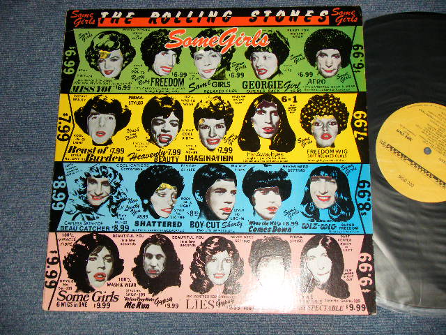 画像1: The ROLLING STONES - SOME GIRLS (Matrix #A)ST-RS-784079 D PR STERLING TJ    B)ST RS 784080 H PR PR STERLING TJ)"PR / Presswell Press n Ancora in NJ" (Ex+++/Ex+++) / 1978 US AMERICA ORIGINAL 1st Press "FULL FACE Cover" Used LP