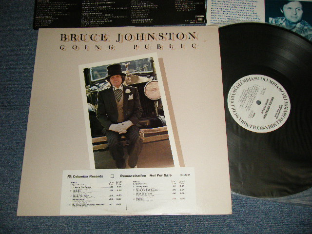 画像1: BRUCE JOHNSTON of The BEACH BOYS - GOING PUBLIC (Ex+++/MINT) / 1977 US AMERICA ORIGINAL "White Label PROMO" Used LP With PROMO SHEET