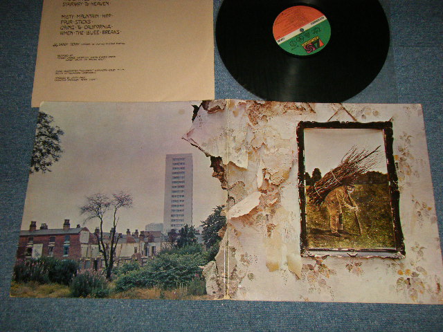 画像1: LED ZEPPELIN -  IV  (With CUSTOM INNER SLEEVE) (Matrix # A)ST-A-712285-R SRC 1-1 B)ST-A-812286-P AT GP PR 1-1 SRC) "Specialty Records Corporation Press in  in OLYPHNT in PA")  (Ex++/Ex+++) / 1977 US AMERICA REOISSUE Used LP