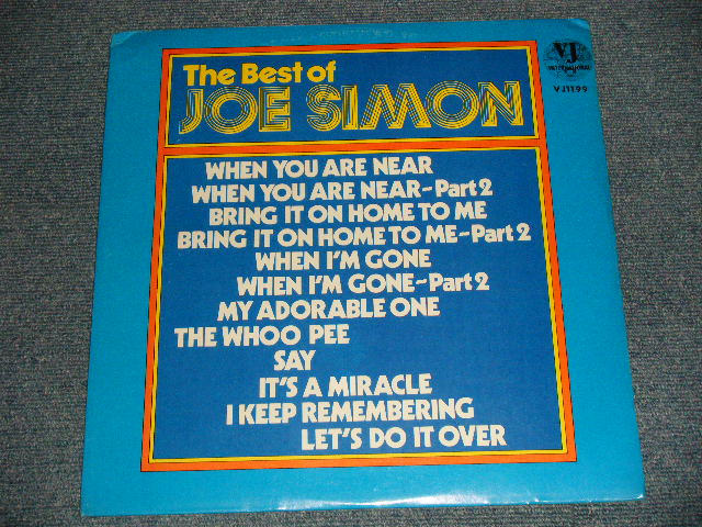 画像1: JOE SIMON - THE BEST OF JOE SIMON (ORIGINAL BACK COVER DESIGN) (SEALED) / US AMERICA ORIGINAL "BRAND NEW SEALED" LP