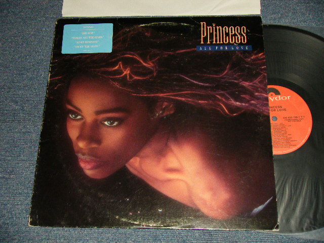 画像1: PRINCESS - ALL FOR LOVE (With CUSTOM INNER SLEEVE) (Ex+/Ex+) /1987 US AMERICA ORIGINAL "PROMO" Used LP