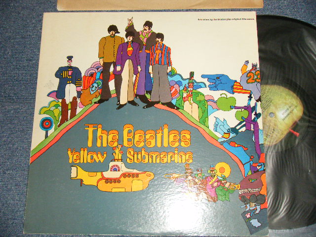 画像1:  BEATLES  - YELLOW SUBMARINE (Matrix #A)SW-1-153-A15  O  #74 B6 B)SW-2-153-B16 O 1 #74 B5) "SANTA MARIA Press in CA"(Ex++/MINT-) / 1969 US AMERICA ORIGINAL "CAPITOL logo on Label Bottom" Used LP 