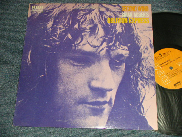 画像1: BRIAN AUGER'S OBLIVION EXPRESS - SECOND WIND (Matrix #A) 4S   B) 3S)"INDIANAPOLIS Press" (Ex++/MINT) /1972 US AMERICA ORIGINAL "ORANGE Label" Used LP 