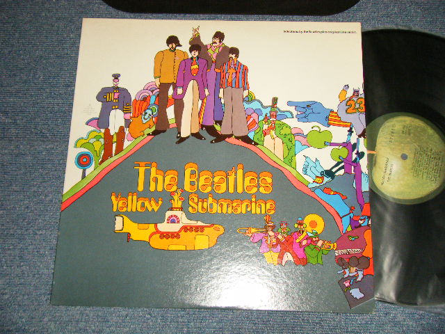 画像1:  BEATLES  - YELLOW SUBMARINE (Matrix #A)SW-1-153-H31#2ー◁ B)SW-2-153-J33 ー◁ MASTERED BY CAPITOL) "CAPITOL RECORD PRESSING PLANT, WINCHESTER Press in VIRGINIA"  (MINT-/Ex++ Looks:Ex+) / 1971 Version US AMERICA 2nd Press "APPLE credit on Label Bottom" Used LP 