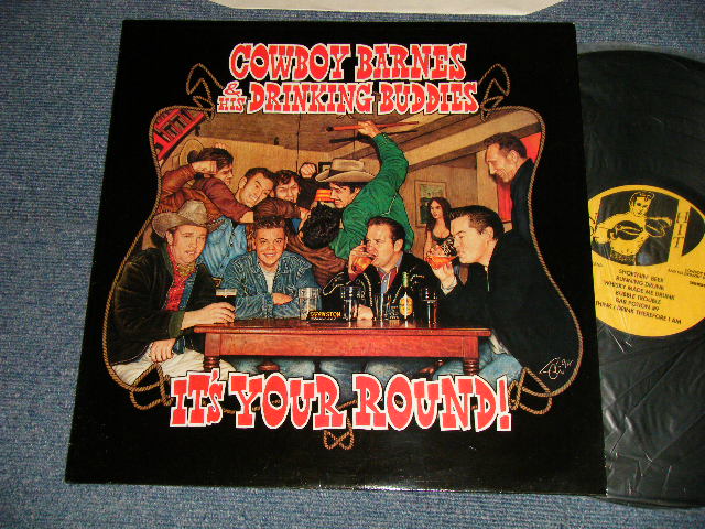 画像1: COWBOY BARNES & DRINKING BUDDIES - IT'S YOUR ROUND!.(Ex++/Ex++) / 1995 UK ENGLAND ORIGINAL Used LP 