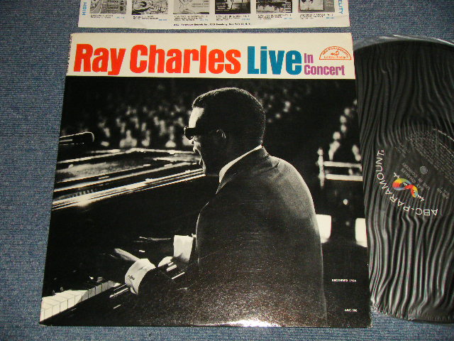 画像1: RAY CHARLES - LIVE IN CONCERT(Ex+++/Ex+++) / 1965 US AMERICA ORIGINAL MONO  Used LP 