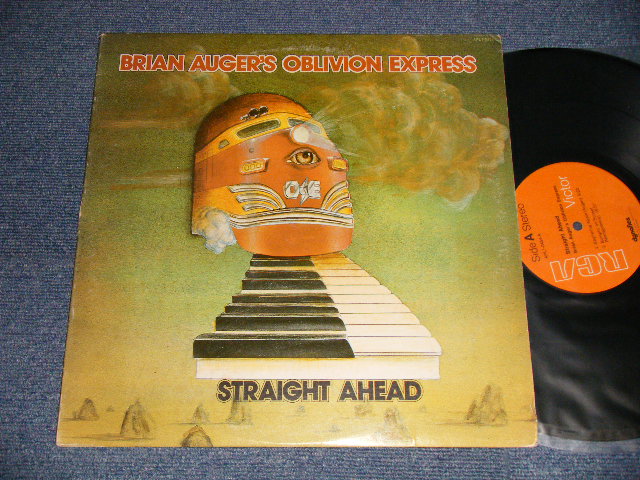 画像1: BRIAN AUGER'S OBLIVION EXPRESS - STRAIGHT AHEAD (Ex++/Ex++ Looks:Ex+++) /1974 US AMERICA ORIGINAL "ORANGE Label" Used LP 