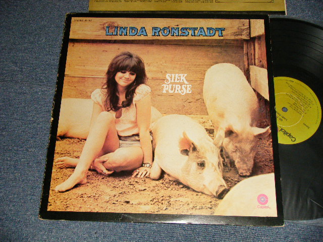 画像1: LINDA RONSTADT - SILK PURSE (Matrix #A)ST-1-407 1Z #2 STERLING LH 0 B)ST-2-407 1Z #3 STERLING LH 0) "JACKSONVILLE Press in ILLINOIS" (Ex+/Ex+++ A-2:Ex+) / 1970 US AMERICA ORIGINAL 1st Press "LIME GREEN Label" Used LP 