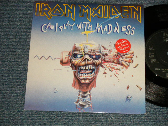 画像1: IRON MAIDEN - A)CAN PLAY WITH MADNESS  B)BLACK BART BLUES (MINT-/MINT-) / 1988 UK ENGLAND ORIGINAL  Used 7" Single  