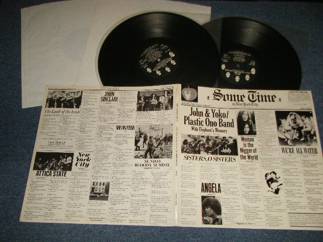 画像1: JOHN LENNON of THE BEATLES  & YOKO ONO / PLASTIC ONO BAND with ELEPHANT'S MEMORY  - SOME TIME IN NEW YORK (Ex++/MINT-) / 1972 WEST-GERMANY ORIGINAL Used 2-LP's 