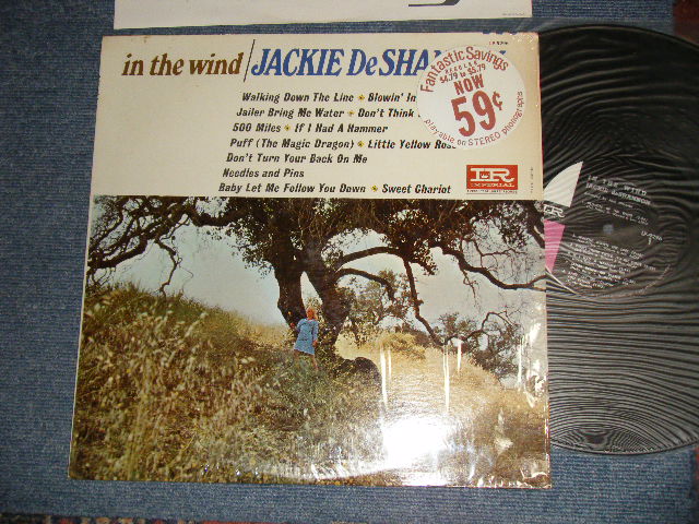 画像1: JACKIE DeSHANNON  DE SHANNON -  IN THE WIND( Ex+++MINT- EDSP) / 1965 US AMERICA ORIGINAL 1st press "PINK Label" MONO  Used LP 