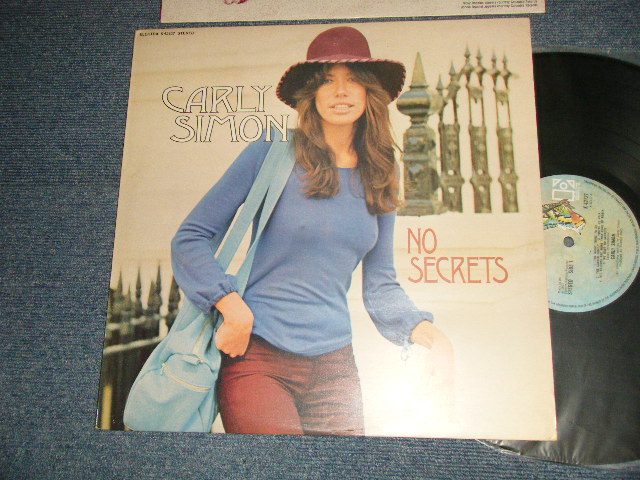 画像1: CARLY SIMON - NO SECRETS (With CUSTOM SLEEVE)  (Matrix #A)A)A5  B)B4) (Ex++/Ex++) / 1972 UK ENGLAND ORIGINAL "BUTTERFLY Label" Used LP 