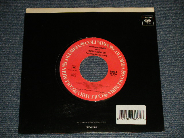 画像1: Artists Against AIDS - What's Going On (Ex++/Ex++) / 2001 US AMERICA ORIGINAL Used 7" SINGLE 