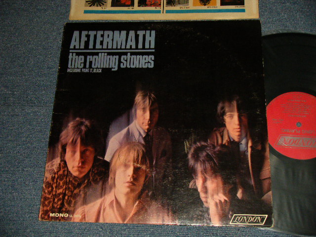 画像1: ROLLING STONES - AFTERMATH  (Matrix #A)ARL-7259-1H MR △9242   B) ARL-7260-1H MR △9242-X) "MONARCH Press in CA"(Ex++/Ex++)  / 1966 US AMERICA ORIGINAL "Boxed LONDON" "RED LABEL" MONO Used  LP   