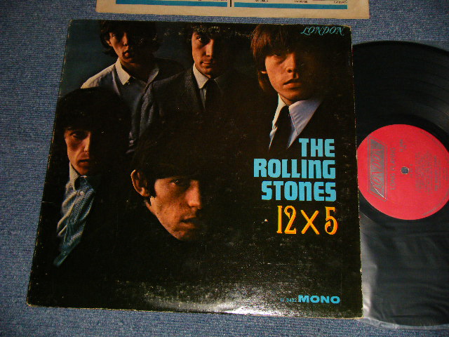 画像1: THE ROLLING STONES - 12 x 5 (Matrix #A)MR  ARL-6493-1E △7163 B)MR  ARL-6494-1E △7163-X)  "MONARCH Press in CA" (Ex+/Ex++ Looks:Ex+++) / 1965? Version US AMERICA 2nd Press "RED Label" MONO Used LP  