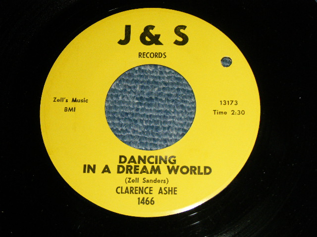 画像1: Clarence Ashe - A)Dancing In A Dream World  B)Trouble I've Had (Ex+++/Ex+++ BB)  / 1964 US AMERICA ORIGINAL Used 7" 45 rpm Single  