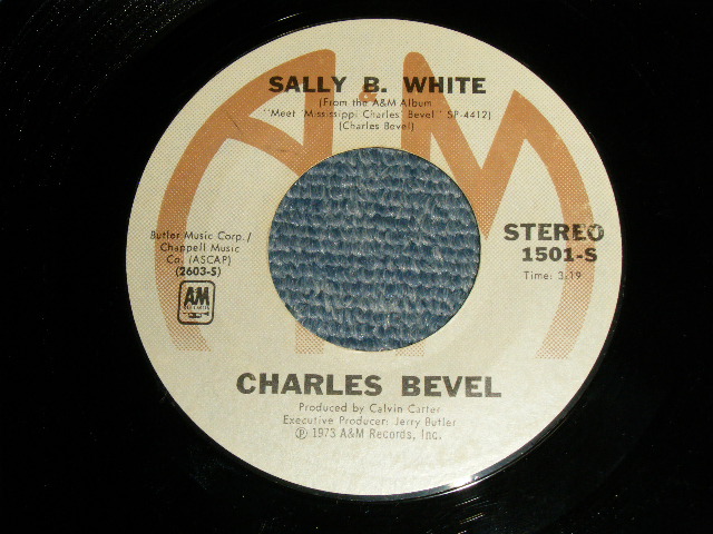 画像1: Charles Bevel - A)Sally B. White   B)Porcupine Meat (Ex++/Ex++)  / 1973 US AMERICA ORIGINAL  Used 7" 45 rpm Single  