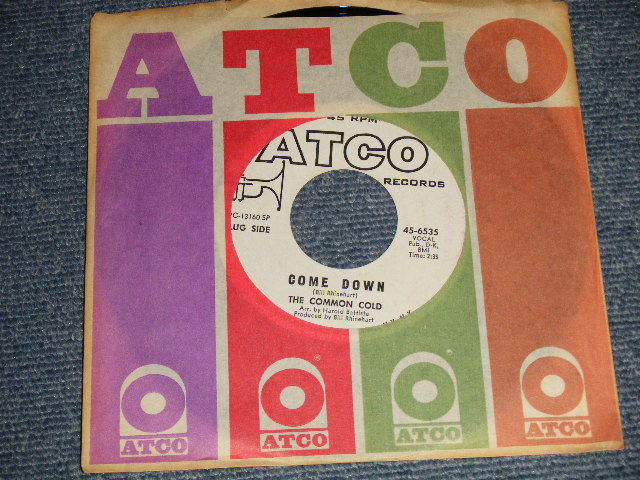 画像1: The COMMON COLD - A)COME DOWN  B)DREAM WORLD (Ex++/Ex++) / 1967 US AMERICA ORIGINAL "WHITE LABEL PROMO"  Used 7" inch Single