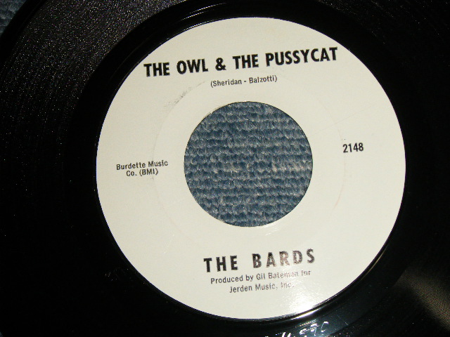 画像1: The BARDS - A)THE OWL & THE PUSSYCAT  B)LIGHT OF LOVE (Ex+++/Ex+++) / 1966 US AMERICA ORIGINAL "WHITE LABEL PROMO?"  Used 7" inch Single