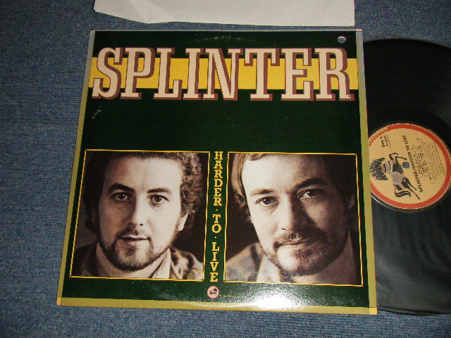 画像1: SPLINTER - HARDER TO LIVE (Co-Prod.by GEORGE HARRISON) (With CUSTOM INNER)  (Ex++/Ex++ BB for PROMO?) /1975 US AMERICA ORIGINAL Used LP