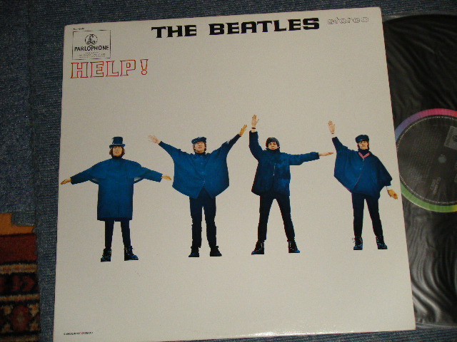 画像1: THE BEATLES - HELP! (UK VERSION) (Ex+++/MINT-) / 1987 CANADA ORIGINAL/REISSUE "BLACK with RAINBOW Label"  Used LP  