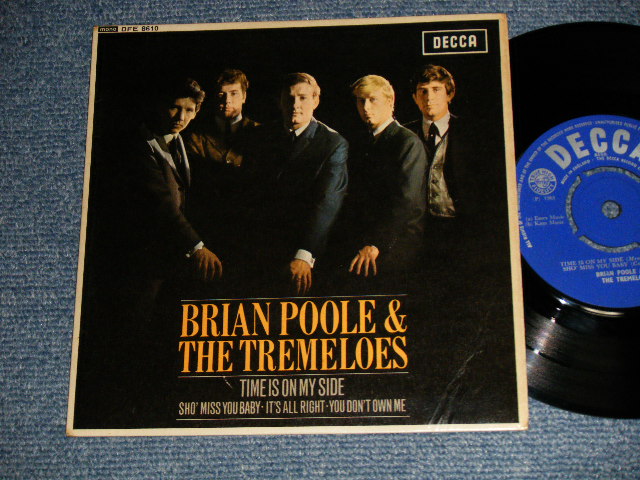 画像1: BRIAN POOLE and THE TREMELOES - TIME IS ON MY SIDE (Ex++/Ex+++, B-1:Ex+)/ 1965 UK ENGLAND ORIGINAL 7" 45rpm EP with PICTURE SLEEVE