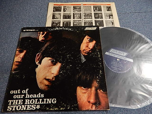 画像1: ROLLING STONES - OUT OF OUR HEADS ( Matrix #A)ZAL-6791-2 B)ZAL-6792-5)(VG+++/Ex Looks:Ex)  /  1965 US AMERICA  ORIGINAL "DARK BLUE LABEL with Boxed LONDON Label" STERE Used LP