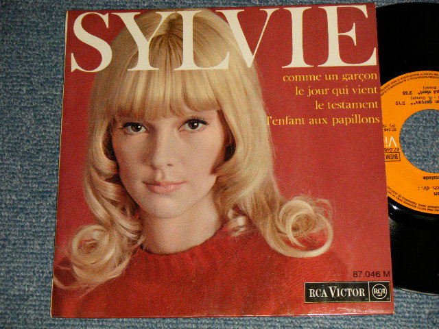 画像1: SYLVIE VARTAN シルヴィ・バルタン -  Comme Un Garçon (Ex++/Ex+++)  / 1969 Version FRANCE FRENCH REISSUE / RE-Press "ORANGE Label" Used 7" EP with PICTURESLEEVE 