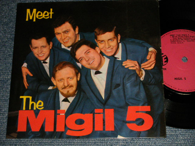 画像1: The MIGIL 5 - MEET The MIGIL 5 (Ex+++/Ex+++)/ 1964 UK ENGLAND ORIGINAL Used 7" 45rpm EP with PICTURE SLEEVE