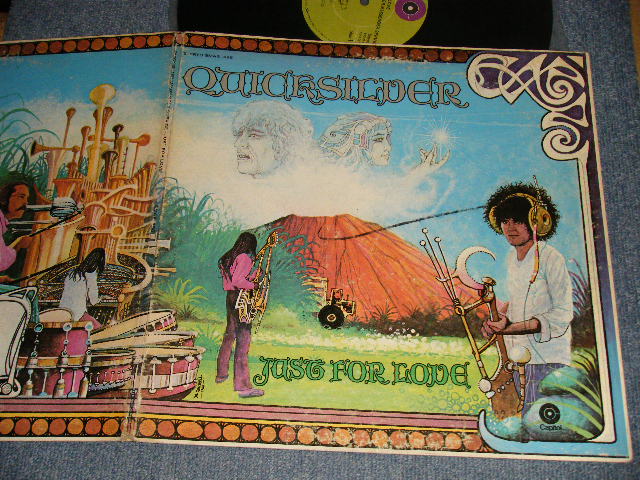 画像1: QUICKSILVER MESSENGER SERVICE - JUST FOR LOVE (Matrix #A)SMAS-1-498-F5 2＊   B)SMAS-2-498-F5  2 ＊) ”LOS ANGELES Press in CA” (VG+++/VG++ Looks:Ex) / 1970 US AMERICA ORIGINAL 1st Press "LIME GREEN Label" Used LP 