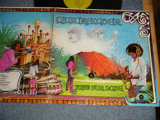 画像1: QUICKSILVER MESSENGER SERVICE - JUST FOR LOVE (Matrix #A)SMAS-1-498-F3 11  IAM in TRIANGLE B)SMAS-2-498-F16 11  IAM in TRIANGLE)”SCRANTON Press in PENSSYLVANIA” (Ex/Ex++ EDSP) / 1970 US AMERICA ORIGINAL 1st Press "LIME GREEN Label" Used LP 