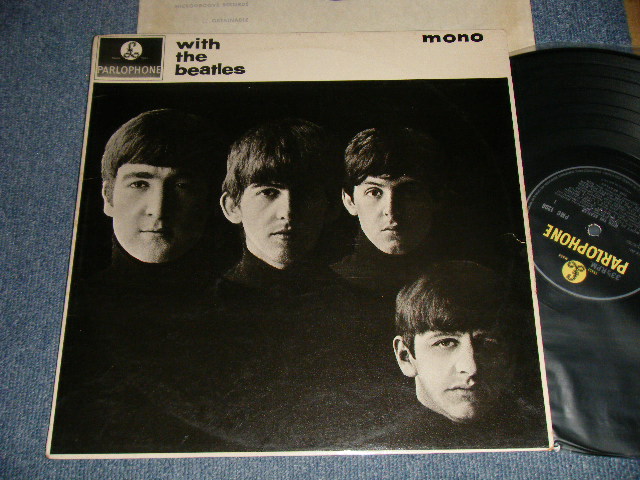 画像1: THE BEATLES - WITH THE BEATLES (Matrix #A)XEX-447-1N 2 HAD B)XEX-448-1N 1G MG) "Jacket:GOTTA HOLD" Label: GOT A HOLD"/"Dominion") (Ex, MINT-/Ex+++~Ex++ Looks:MINT-) / 1963 UK ENGLAND ORIGINAL "YELLOW PARLOPHONE" MONO Used LP