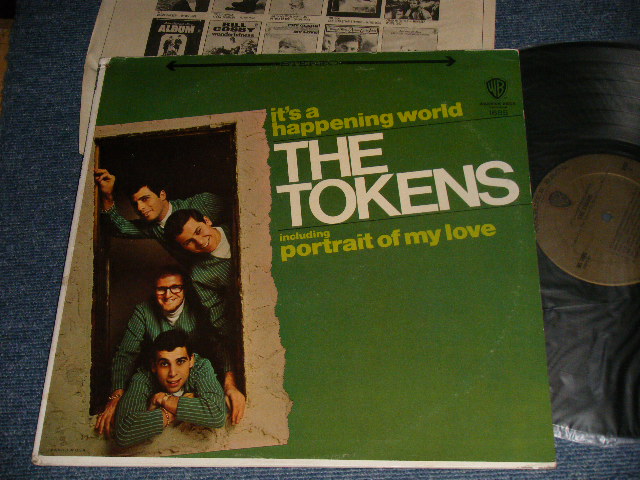 画像1: The TOKENS - IT'S A HAPPNING WORLD (Ex++/Ex WARP) / 1967 US AMERICA ORIGINAL 1st Press "GOLD Label" STEREO Used LP