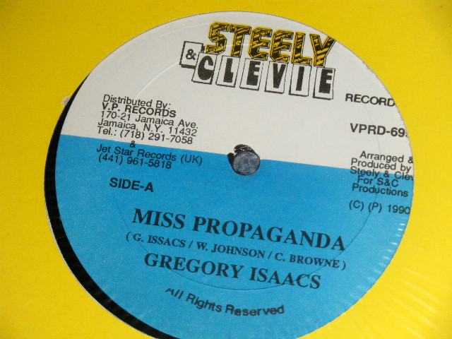 画像1: GREGORY ISSACS - MISS PROPAGANDA (SEALED) / 1990 US AMERICAZ ORIGINAL"BRAND NEW SEALED" 12" inch 