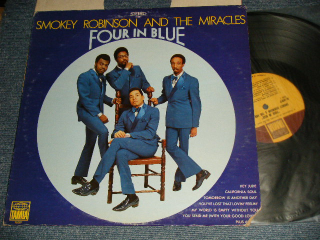 画像1: SMOKEY ROBINSON and The MIRACLES - FOUR IN BLUE (Ex+/Ex+++ Cut Out) / 1969 US AMERICA ORIGINAL STEREO Used LP