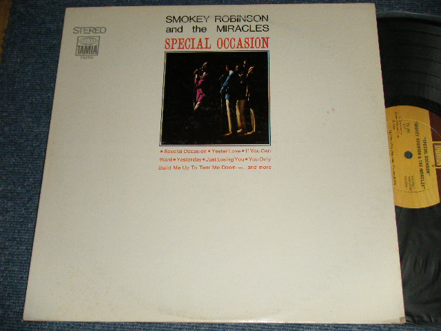 画像1: SMOKEY ROBINSON and The MIRACLES - SPECIAL OCASION (2nd Press Cover)  (Ex+/Ex+ EDSO) / 1968 US AMERICA "2nd Press Cover" STEREO Used LP