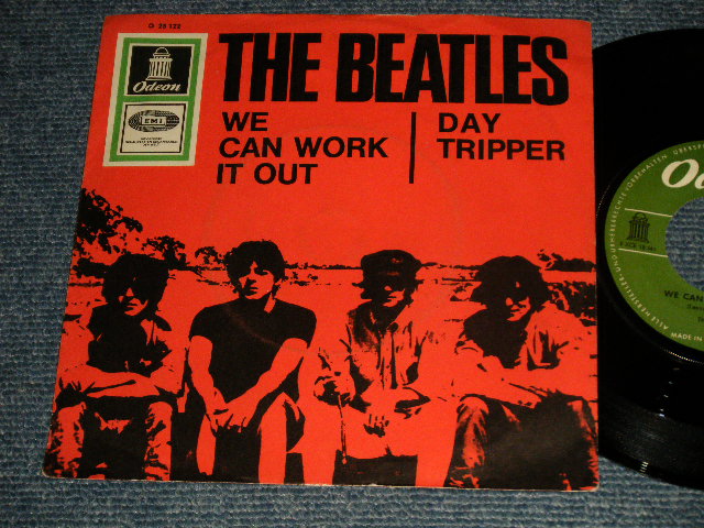 画像1: The BEATLES - A) WE CAN WORK IT OUT B) DAY TRIPPER (Ex+++/Ex+++ Looks:MINT-) / 1965 GERIGINAL Used 7" Single PICTURE SLEEVE 