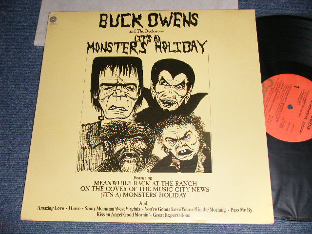 画像1: BUCK OWENS And The BUCKAROOS - (IT'S) MONSETRS HOLIDAY (Ex+++/MINT-) / 1974 US AMERICA  ORIGINAL "ORANGE label" Used LP 