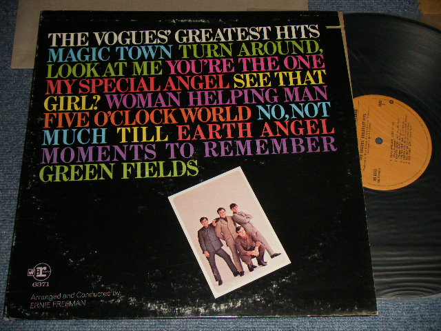 画像1: THE VOGUES - GREATEST HITS (Ex/MINT- Cut Out) / 1974 Version US AMERICA Re-Press 3rd Press "BROWN without STEREO Label" Used LP 