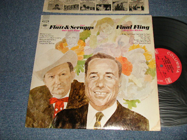 画像1: LESTER FLATT and & EARL SCRUGGS - FINAL FLING : ONE LAST TIME(JUST FOR KICKS) (Ex/MINT- SEAMEDSP, WTR DMG)  / 1970 US AMERICA ORIGINAL "PROMO" "360 SOUND Label" STEREO Used LP 