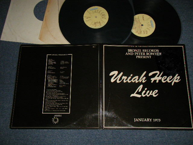 画像1:  URIAH  HEEP - LIVE (Matrix # A2/B2/A1/B1) (VG++,Ex+++/MINT- Ex+, B-3:Ex+++ Looks) / 1973 UK ENGLAND  ORIGINAL Used 2 LP 