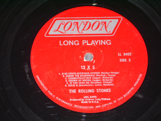 画像: ROLLING STONES - 12 x 5   /  US ORIGINAL MONO  RED LABEL LP 