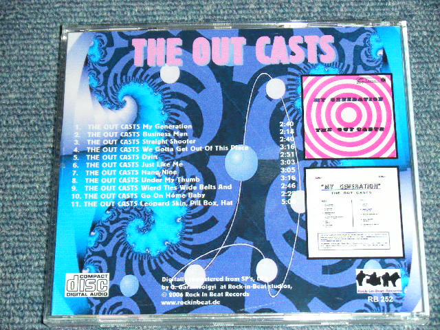 画像: THE OUT CASTS - MY GENERATION / GERMAN Brand New  CD-R 